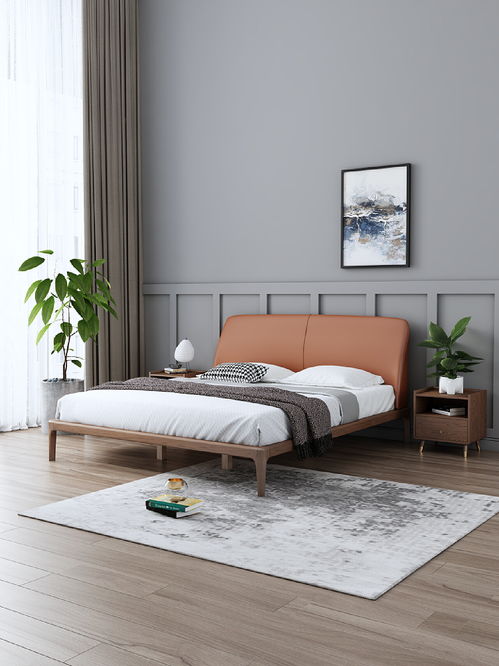 mfg家具電商產(chǎn)品渲染 實木床 總