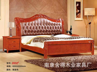 熱銷 特價 松木 橡木 板式 休閑 雕花 1.8米 雙人 實木床 - 熱銷 特價 松木 橡木 板式 休閑 雕花 1.8米 雙人 實木床廠家 - 熱銷 特價 松木 橡木 板式 休閑 雕花 1.8米 雙人 實木床價格 - 南康舍得木業家具廠 - 