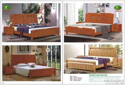 供應(yīng)天利圓621橡木床,南康實木床,南康家具,白坯床,白胚床-南康天利圓家具 -