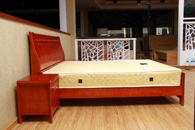 【宜家 橡木床 1.8米雙人床 1.5米實(shí)木床 婚床 簡(jiǎn)約 大床 廠家特價(jià)】?jī)r(jià)格,廠家,圖片,床類,南康東偉家具廠-