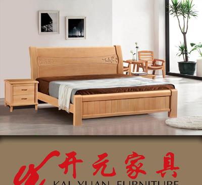 南康實(shí)木家具 實(shí)木床 櫸木低箱床 1.8米 1.5米 實(shí)木8