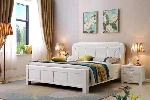 江西南康實木床廠家 南康實木床批發價格 南康橡木床工廠直銷