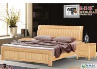 橡木雙人床_主營產品_南康市鴻森家居實業