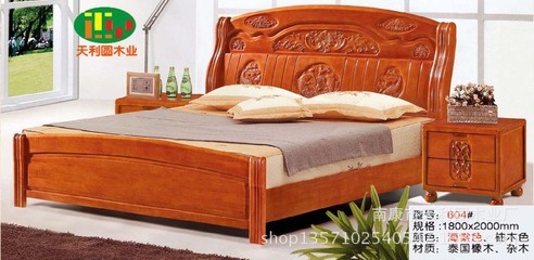 604實(shí)木床 南康市天利圓木業(yè)廠(chǎng)打造高品質(zhì)白胚與橡木床