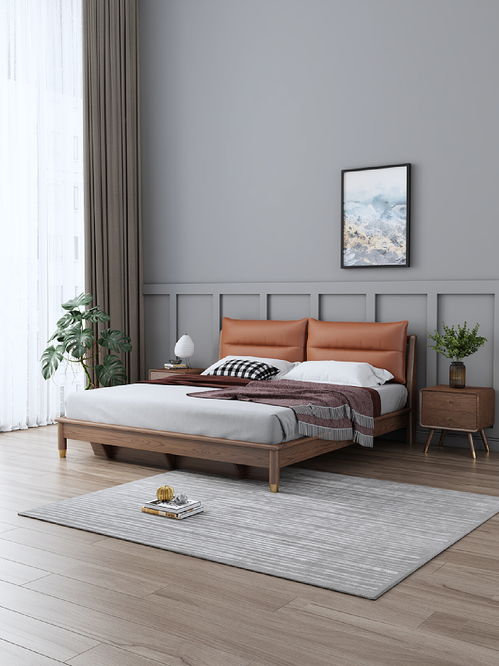 南康實(shí)木床 融合工藝與自然的家具電商渲染之選